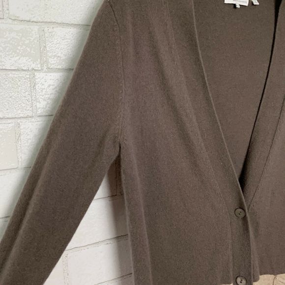 360 Cashmere 100% Cashmere Two tone Cardigan - Picture 5 of 12